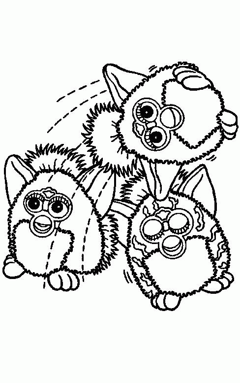 Furby kolorowanki